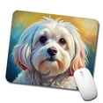 thumbnail image 1 of Maltese Dog Expressionism Art Mouse Pad Low Profile Gaming Mat, 1 of 7