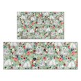 thumbnail image 1 of Maltese Dog and Flower Floral Kitchen Rugs Sets Of 2,Anti Fatigue Kitchen Mat Rugs Non Slip Washable,Decorative Kitchen Floor Mats for Kitchen,Sink,Laundry,17"x30"+17"x47", 1 of 7