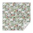 thumbnail image 1 of Maltese Dog and Flower Floral Square Tablecloth,Waterproof Square Table Cover,Wipeable Spillproof Washable Table Cover for Home Kitchen Party Decor 42"X42"(107x107cm), 1 of 6