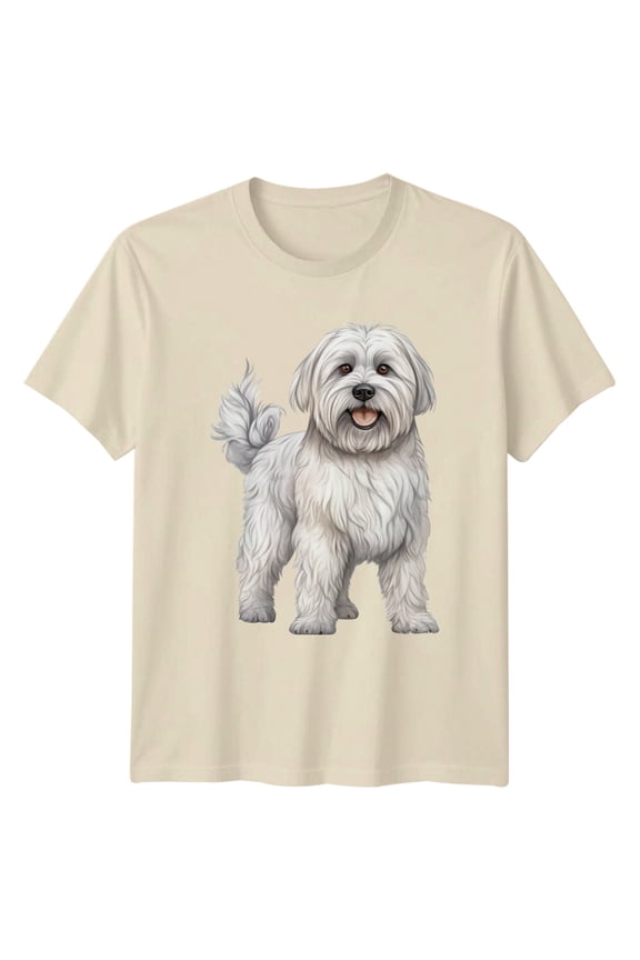 Maltese Dog Lovers Animals Graphic Tee Mens Womens Unisex T-Shirt All Size S-5XL