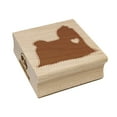 thumbnail image 1 of Maltese Dog with Heart Square Rubber Stamp Stamping Scrapbooking Crafting - Small 1.25in, 1 of 7