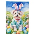 thumbnail image 1 of Maltese Easter Egg Hunt Garden Flag 11.25 in x 15.5 in, 1 of 5
