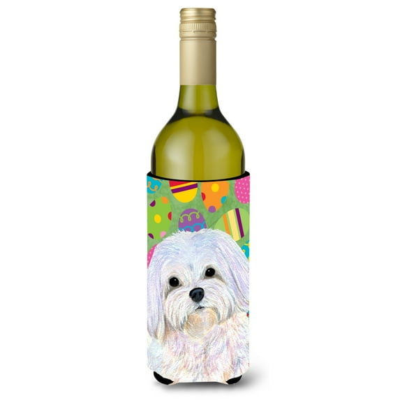 Maltese Easter Eggtravaganza Wine Bottle Hugger