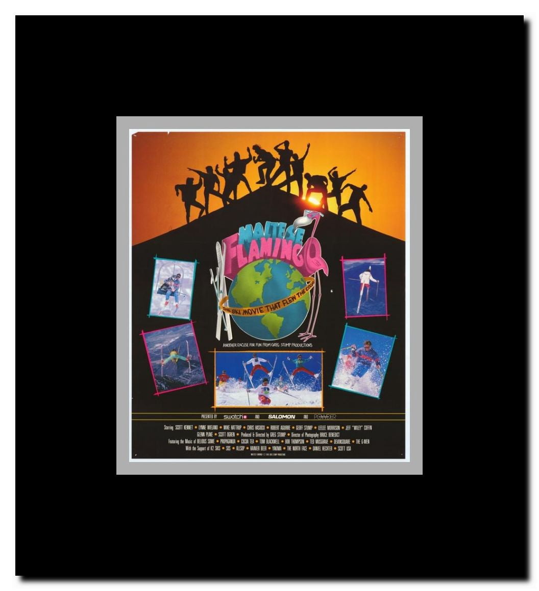 Maltese Flamingo Framed Movie Poster
