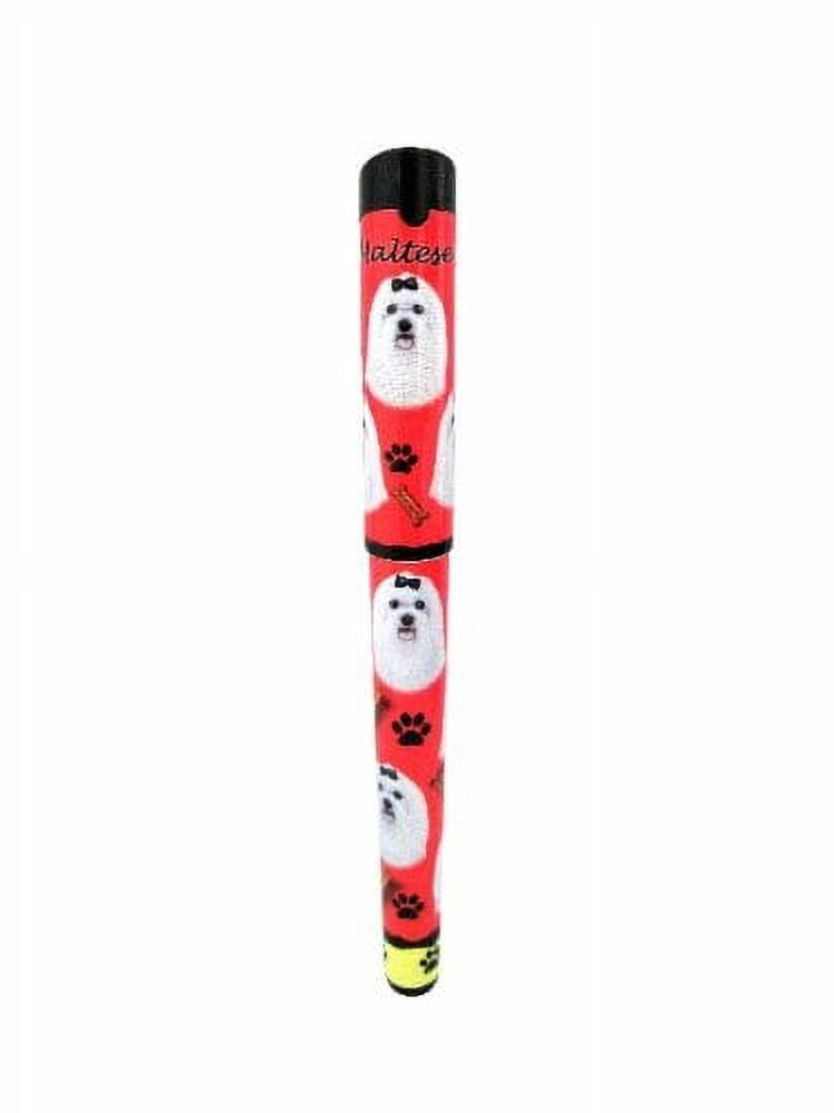 E&S Pets Maltese Pen Easy Glide Gel Pen, Refillable with A Perfect Grip