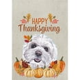 thumbnail image 1 of Maltese-HHS Thanksgiving Garden Flag, 1 of 1