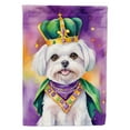 thumbnail image 1 of Maltese King of Mardi Gras House Flag 28 in x 40 in, 1 of 7