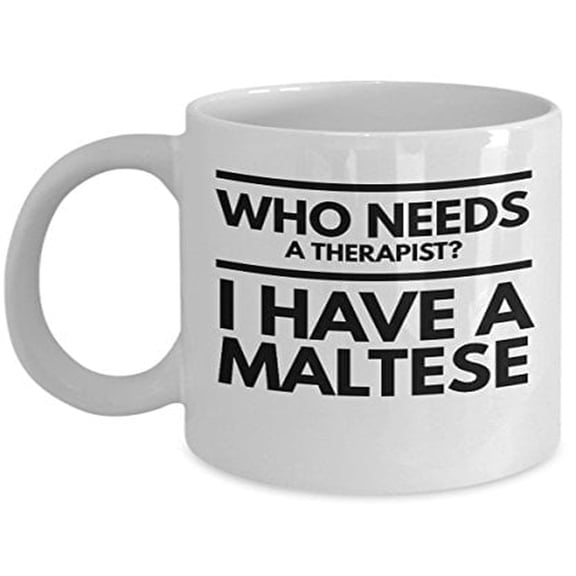 Maltese Poodle 11 oz Coffee Mug - Funny Dog Lover Gift White Ceramic