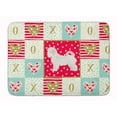 thumbnail image 1 of Maltese Puppy Cut Love Machine Washable Memory Foam Mat Red, 1 of 4