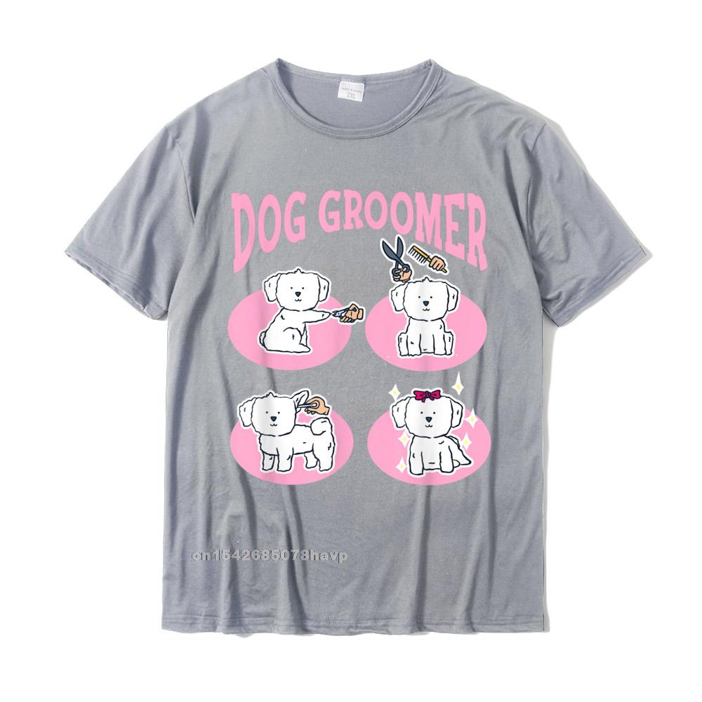 Maltese Puppy Dog Funny Cute Pet Grooming Spa Dog Groomer TShirt