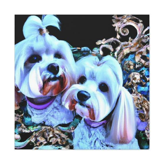 Maltese Rococo Splendor - Canvas