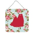 thumbnail image 1 of Maltese Shabby Chic Blue Roses Wall or Door Hanging Prints Blue, 1 of 1