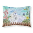 thumbnail image 1 of Maltese Spring Fabric Standard Pillowcase, 1 of 2