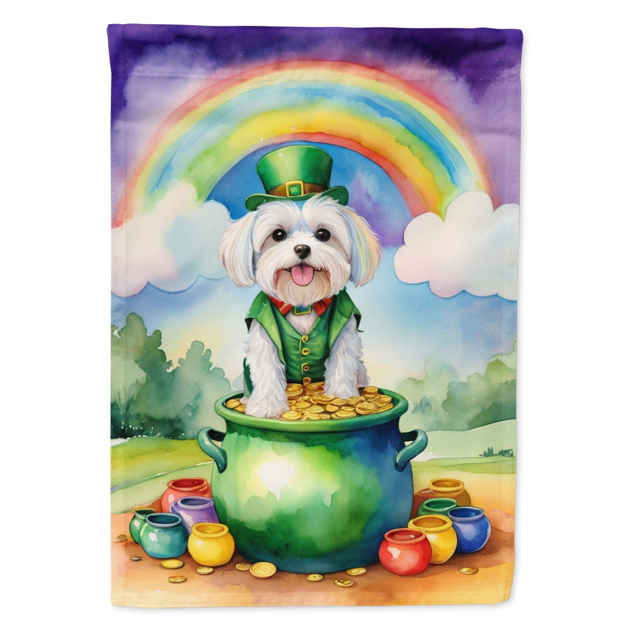 Maltese St Patrick's Day House Flag 28 in x 40 in