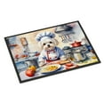 thumbnail image 1 of Maltese The Chef Doormat, 1 of 6