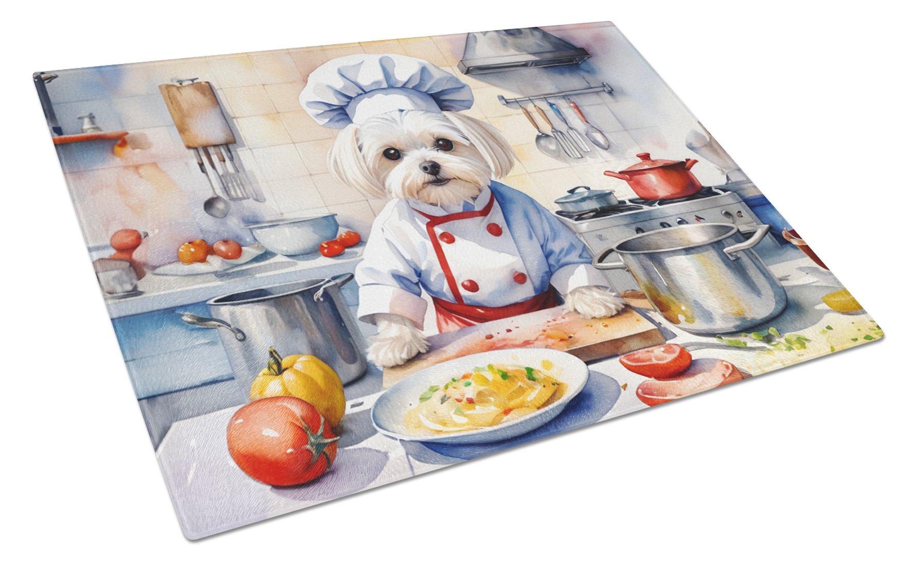 Maltese The Chef Glass Cutting Board 12 in x 15 in