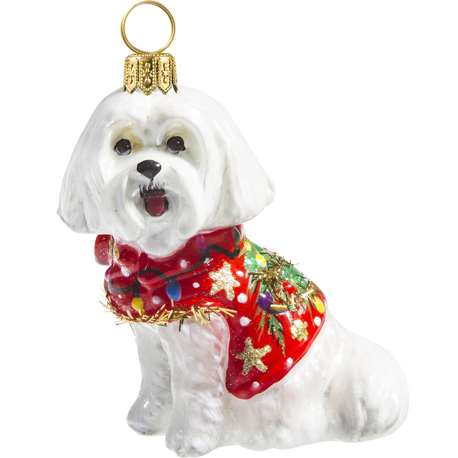 Maltese dog ornament hot sale
