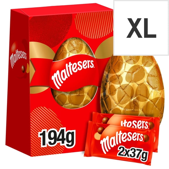 Maltesers Milk Chocolate Easter Egg 194g, Imported from Britain