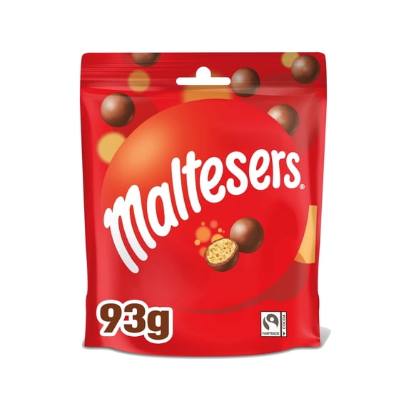 Maltesers Milk Chocolate Pouch Bag 93g, Imported from Britain