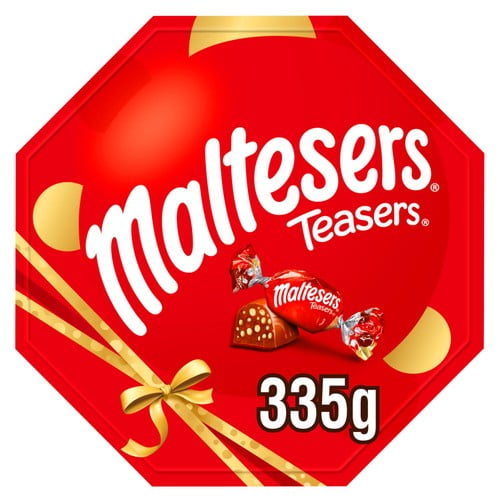 Maltesers Teasers Milk Chocolate & Honeycomb Centerpiece Gift Box 335g, British Import (Pack of 3)