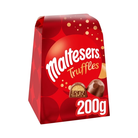Maltesers Truffles Milk Chocolate Gift Box Chocolates 200g, Imported from Britain