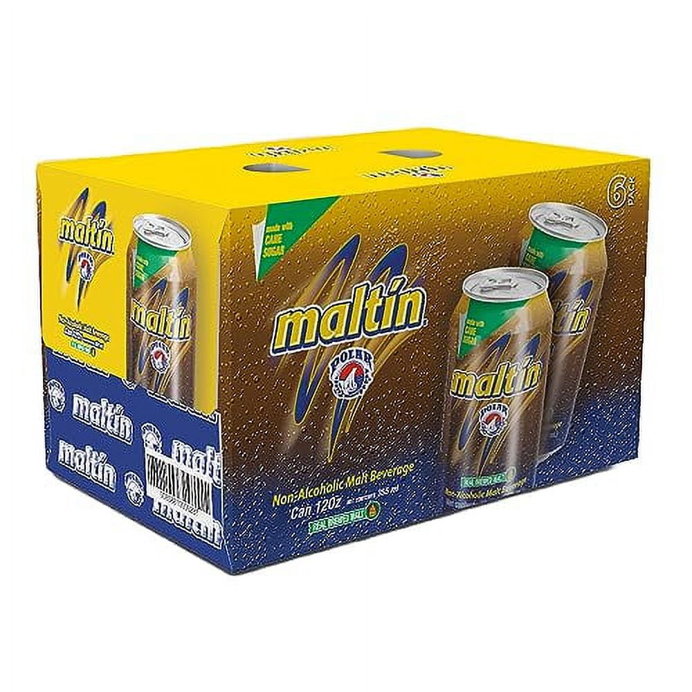 Maltin Polar Non-Alcoholic Malt Beverage  Natural Cane Sugar Drink (6-Pack)