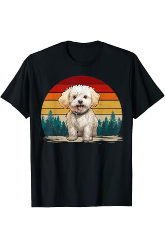 Maltipoo Dog Vintage Style Distressed Retro Maltipoo T-Shirt