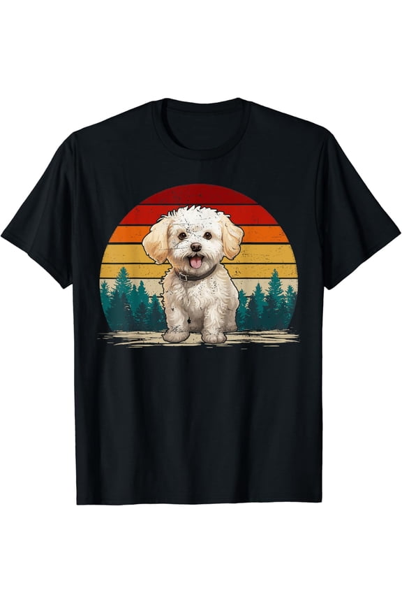 Maltipoo Dog Vintage Style Distressed Retro Maltipoo T-Shirt