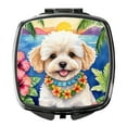 thumbnail image 1 of Maltipoo Luau Compact Mirror 2.75 in x 3 in, 1 of 4