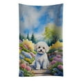 thumbnail image 1 of Maltipoo Spring Path Kitchen Towel 15 in x 25 in, 1 of 5