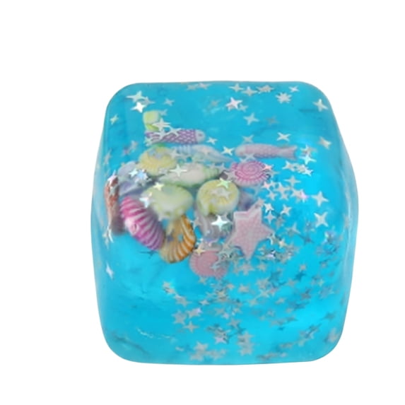 Maltose Ocean Square Stress Relief Squishies Slow Rebound Sensory Fidget Cube Hand Squeeze Ball Decompression Tension Reliever