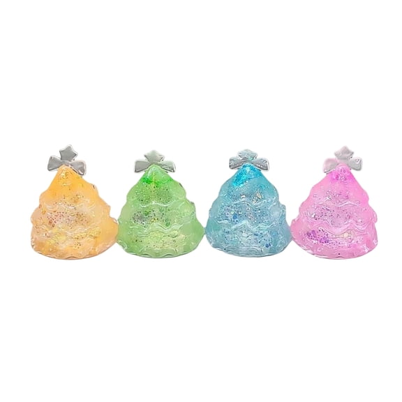 Maltose Texture Little Tree Squishes Play, Random Color Plant Shape Stress Reliever, Flexible Sensory Hand Fidget, Unique Nature Themed Desk Decor