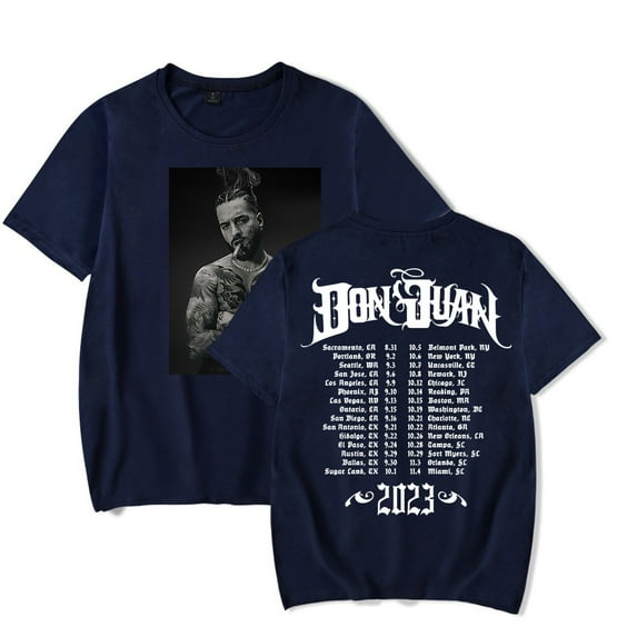 Maluma Don Juan Photo 2025 Tour Merch T-Shirt Unisex Short Sleeve Men Women Round Neck Streetwear Tees Y2k Unisex Retro Harajuku Top Clothes