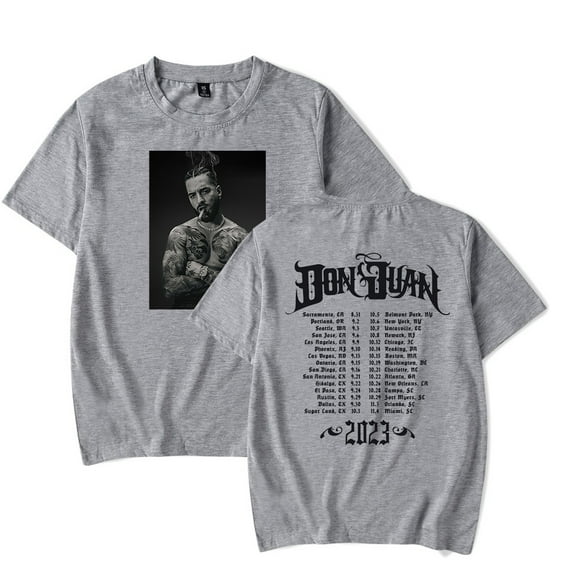 Maluma Don Juan Photo 2025 Tour Merch T-Shirt Unisex Short Sleeve Men Women Round Neck Streetwear Tees Y2k Unisex Retro Harajuku Top Clothes