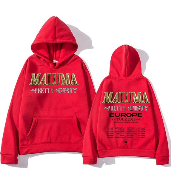 Maluma Europet Tour 2025 Hoodies Unisex Fashion Sweatshirt Pullover Casual Streetwear