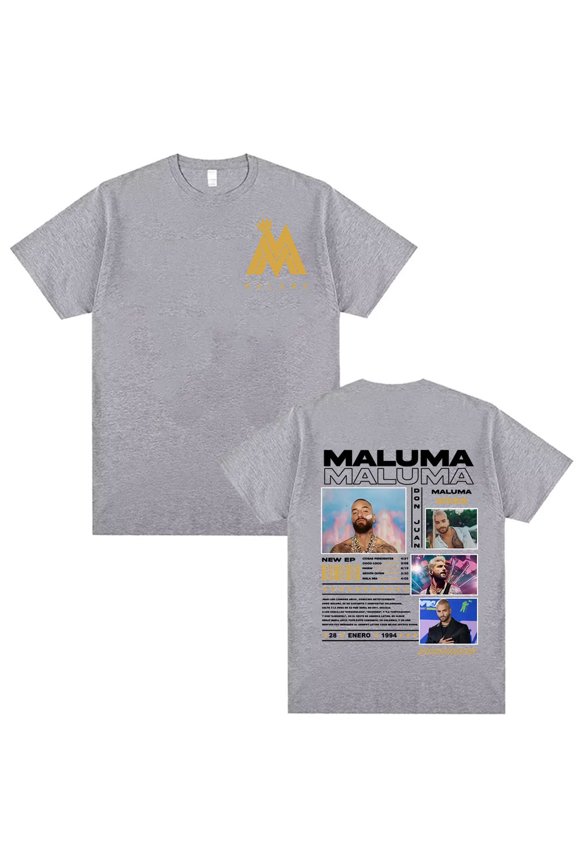 Maluma Inspired Don Juan 2025 Cotton-Blend T-Shirt - Unisex Oversized Latin Hip Hop Short Sleeve Casual Summer
