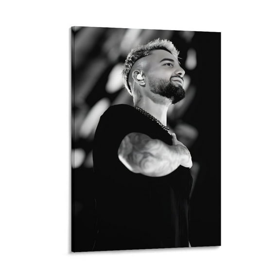 Maluma Singer Art Unique Poster Canvas Wall Art Poster Decorative Bedroom Modern Home Print Picture Artworks Posters 12x18inch(30x45cm)