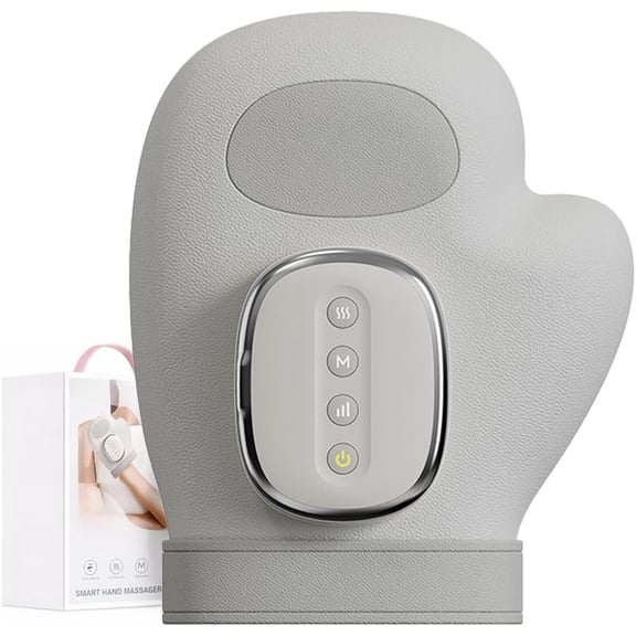 Malvay 3-in-1 Hand Massager with Heat & Air Compression, 5 Intensity Levels & 3 Comfort Modes, 2025 Upgraded Wrist & Hand Relaxation Device