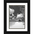 thumbnail image 1 of Malvin, Larry 11x14 Black Ornate Wood Framed with Double Matting Museum Art Print Titled - Deep Creek Tree BW, 1 of 4