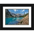 thumbnail image 1 of Malvin, Larry 14x11 Black Ornate Wood Framed with Double Matting Museum Art Print Titled - Moraine Lake I, 1 of 4