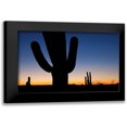 thumbnail image 1 of Malvin, Larry 18x13 Black Modern Framed Museum Art Print Titled - Clear Saguaro Sunset I, 1 of 5