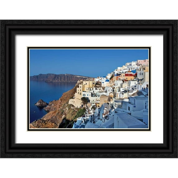 Malvin, Larry 18x13 Black Ornate Wood Framed with Double Matting Museum Art Print Titled - Early Morning Hillside