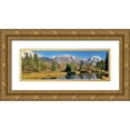 thumbnail image 1 of Malvin, Larry 18x9 Gold Ornate Wood Framed with Double Matting Museum Art Print Titled - Schwabacher Panorama II, 1 of 4