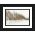 thumbnail image 1 of Malvin, Larry 24x17 Black Ornate Wood Framed with Double Matting Museum Art Print Titled - Birch Blur I, 1 of 4