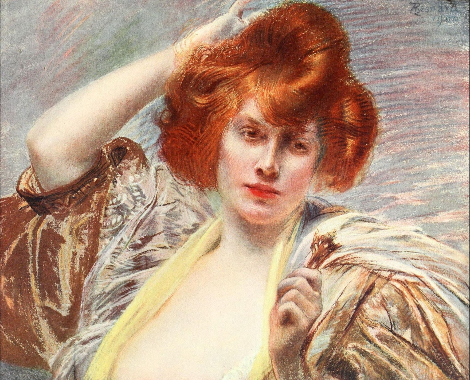 Malvina Canvas Art - Albert Besnard (24 x 36)