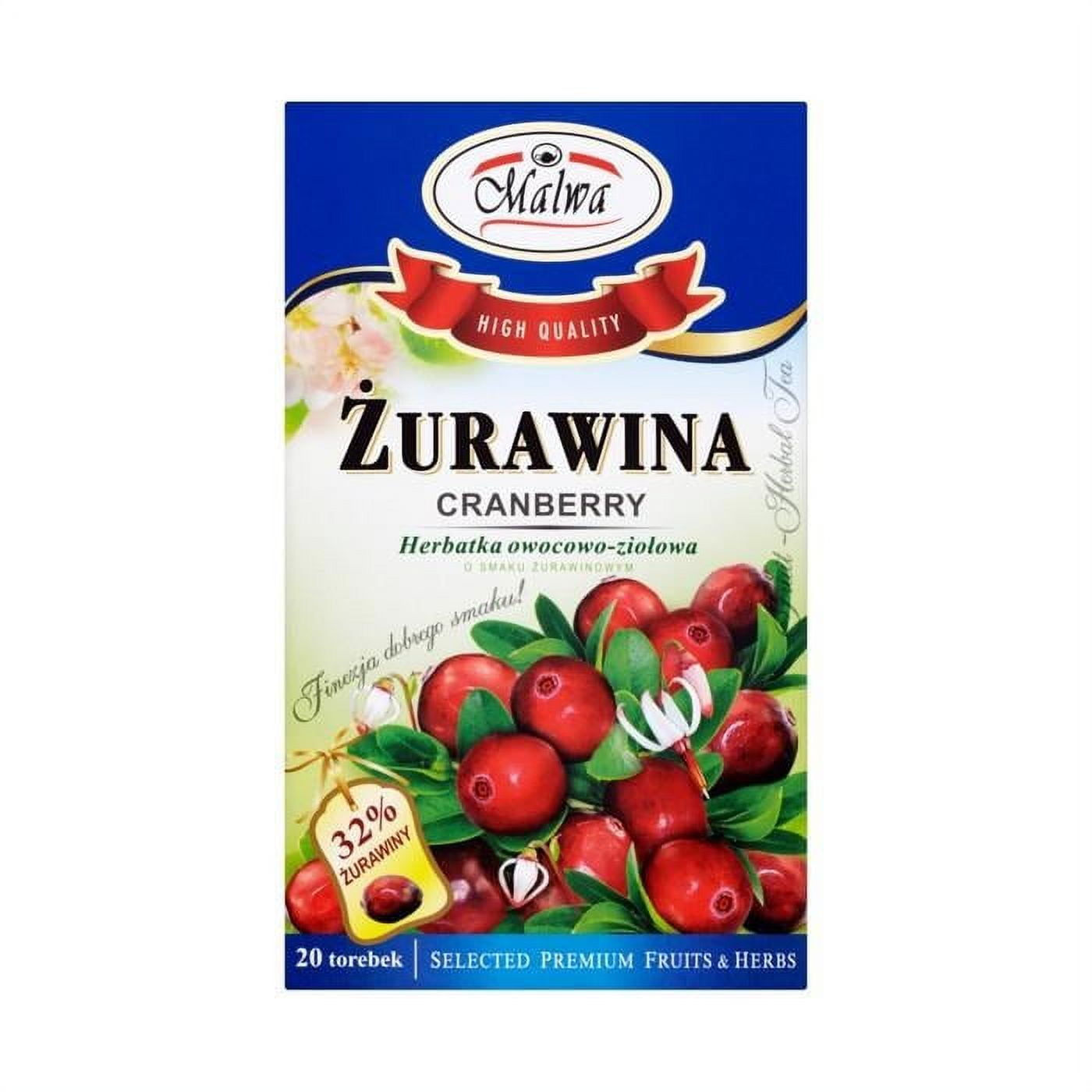 Malwa Cranberry Fruit Tea 40g 20 teabags
