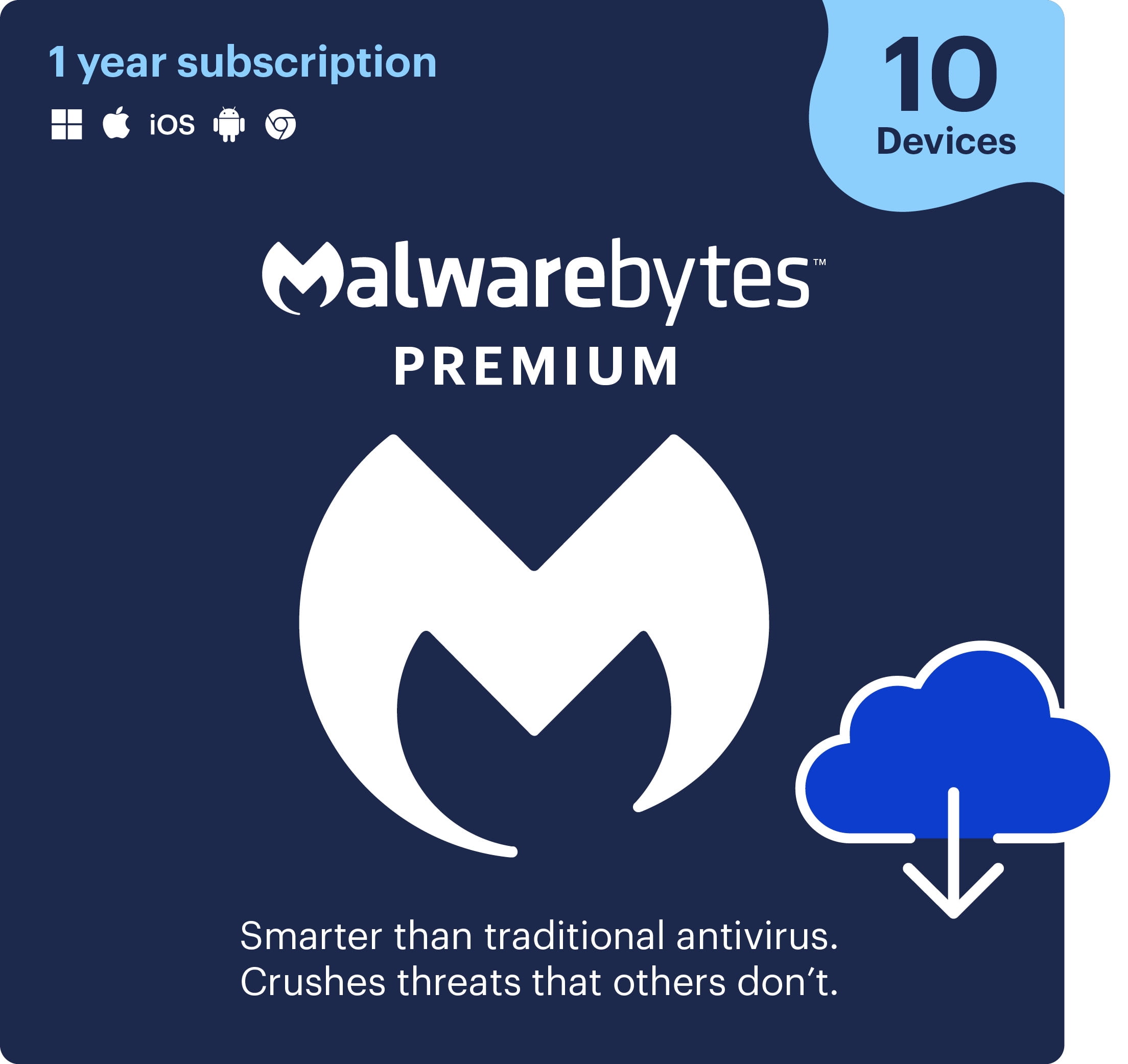 Malwarebytes Premium 10-Device 1-Year Subscription [Download]