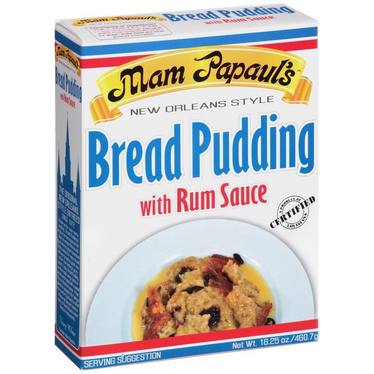 Mam Papaul's Bread Pudding and Rum Sauce Mix, 16.25 oz