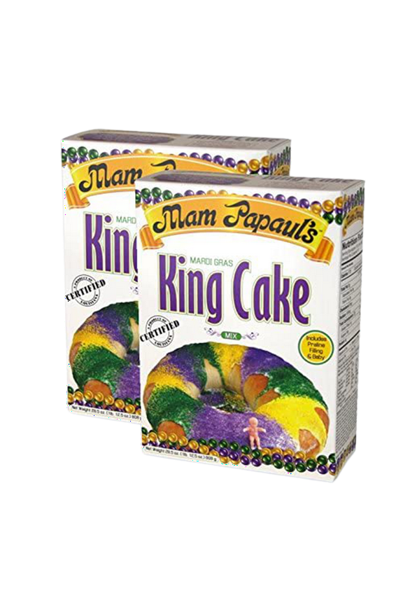 Mardi Gras King Cake Mix 1 lb 12.5 oz - 2 Pack