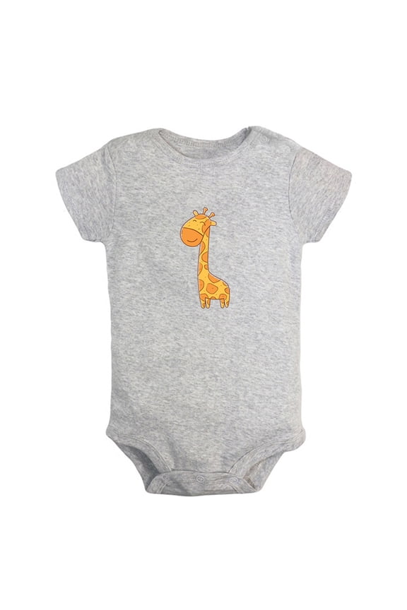 Mam's Little Cutie Funny Rompers For Babies, Animal Giraffe Pattern Jumpsuit, Newborn Baby Unisex Bodysuits, Infant Jumpsuits, Toddler 0-24 Months Kids One-Piece Oufits